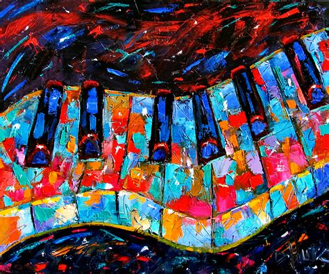 Debra Hurd Original Paintings AND Jazz Art: Abstract piano art painting ...