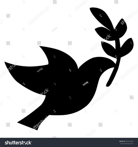 Dove Vector Bird Peace Illustration Stock Vector (Royalty Free) 256615450 | Shutterstock