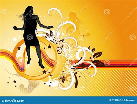 State of Flux stock vector. Illustration of disco, girl - 3732082