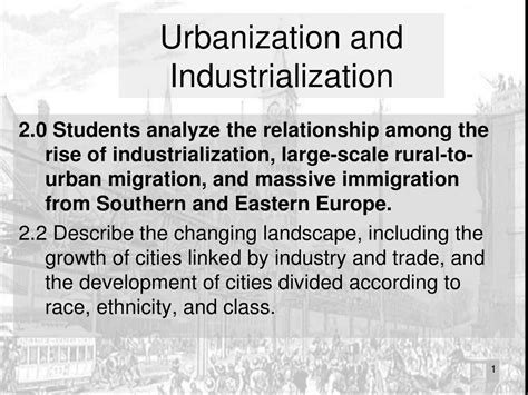 PPT - Urbanization and Industrialization PowerPoint Presentation, free download - ID:8735566