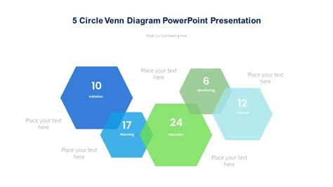 5 Circle Venn Diagram PowerPoint Presentation - PPTUniverse