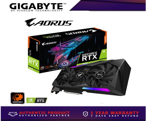 Gigabyte GV-N3070AORUS-M-8GD-2.0 AORUS GEFORCE RTX3070 MASTER 8G [LHR ...