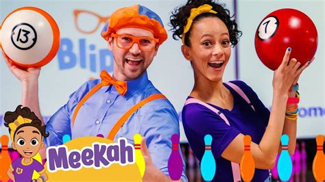 Meekah & Blippi Go Bowling | Educational Videos for Kids | Blippi and ...