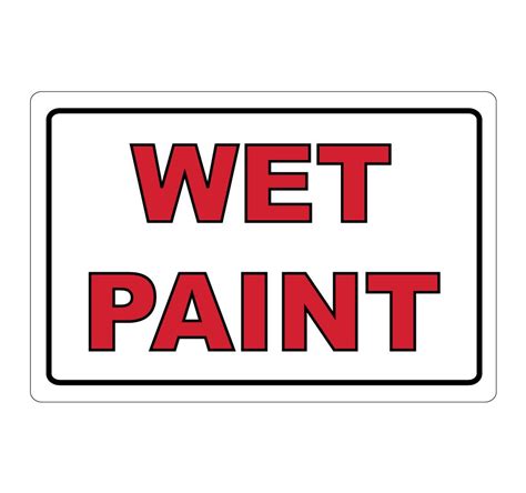 Wet Paint Sign - ClipArt Best