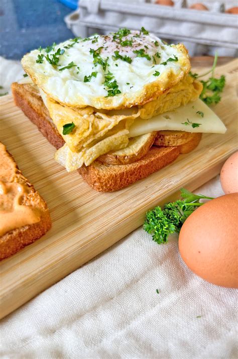 The ULTIMATE Egg Sandwich | With Eggs 2 Ways, Potatoes & Spicy Aioli