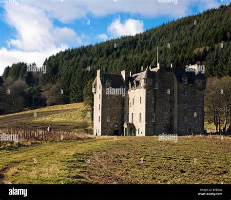 Menzies Castle near Aberfeldy, Perth and Kinross, Scotland Stock Photo - Alamy