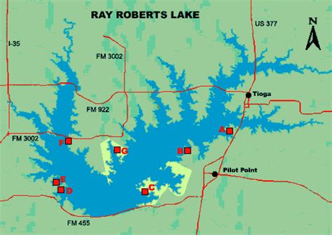 Access to Ray Roberts Lake