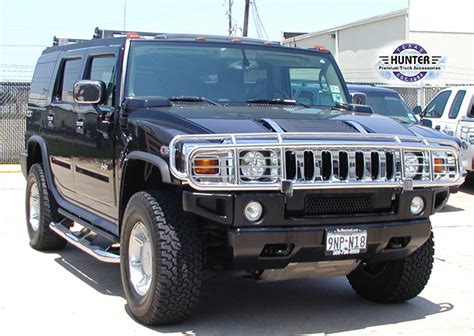 HUMMER H2 SUT Double SHOWOFF Grille Grill Brush Guard B | eBay