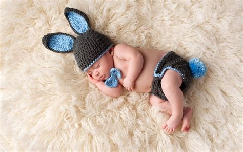 Cute Baby Boy Sleeping Wearing Winter Hat HD Wallpaper - S… | Flickr