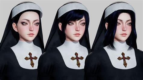 ArtStation - Nun - Game Ready | Game Assets