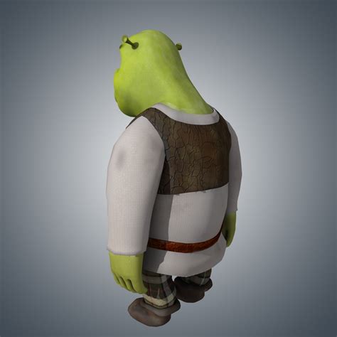 shrek 3d model