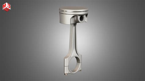 ArtStation - Piston with Connecting Rod | Resources