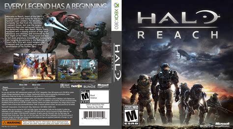 Halo Reach Cover for Xbox One Cases : halo