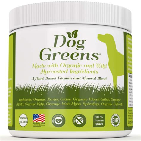 Buy Dog Greens- and Wild Harvested and Mineral Supplement for Dogs - Add to Home Made Dog Food ...