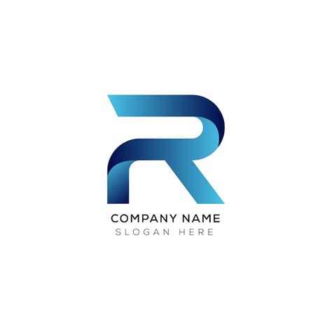 Premium Vector | Creative 3d letter R logo design