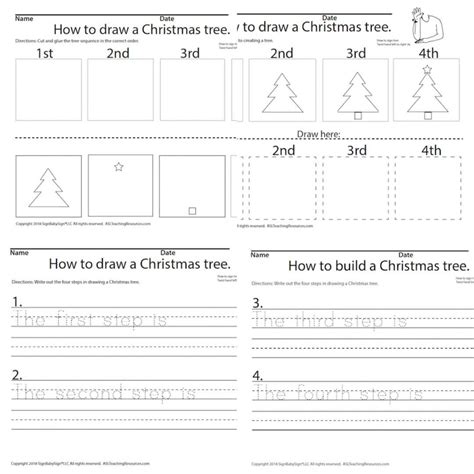 Christmas Tree Pronouns - ASL Teaching Resources