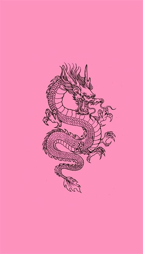 Pink dragon wallpaper 🐉 💕 | Dragon wallpaper iphone, Pink retro ...