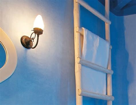 Greek Decor Style in White and Blue at Mykonos Blue Resort - Coastal ...