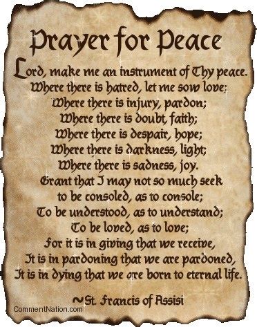 St. Francis of Assisi Prayer | Saints & Blesseds | Pinterest