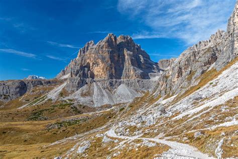 Paternkofel Mountain, Dolomites, South Tyrol Stock Image - Image of alps, landscape: 173296303