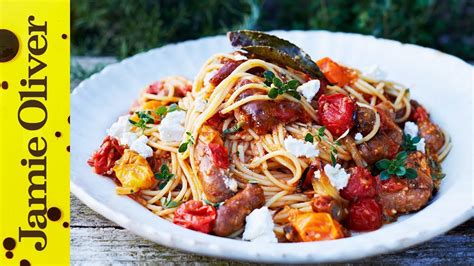 Summer sausage pasta recipe video | Jamie Oliver