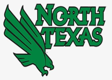 Unt Mean Green Logo Black And White - University Of North Texas, HD Png Download - kindpng