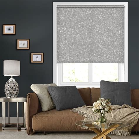 Travertin Quartz Terrazzo Inspired Patterned & Textured Roller Blinds