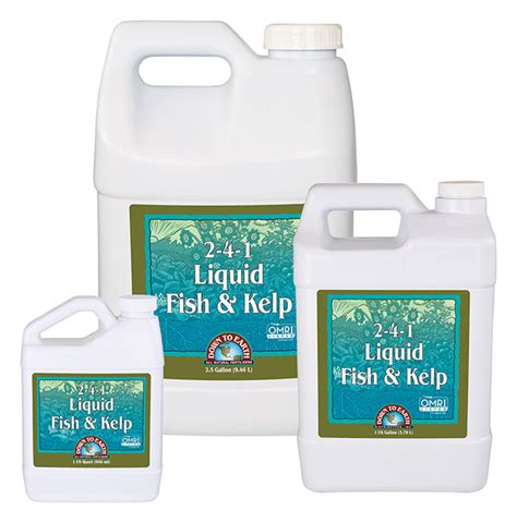 Liquid Fish & Kelp 2-4-1 – Down To Earth Fertilizer