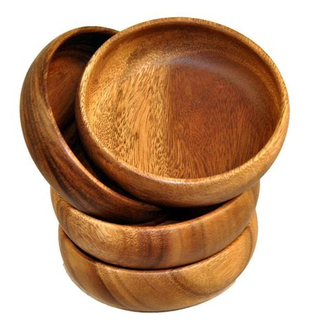 AmazonSmile | WOOD DIP BOWL 4X1.5 by PACIFIC MERCHANTS MfrPartNo K0009: Serving Bowls | Wooden ...