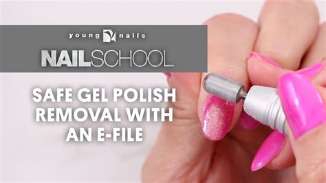 YN NAIL SCHOOL - SAFE GEL POLISH REMOVAL WITH AN E-FILE | Diy acrylic nails, School nails, Nail ...