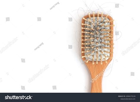 Hair Loss On Wooden Comb Hair Stock Photo 2094173119 | Shutterstock