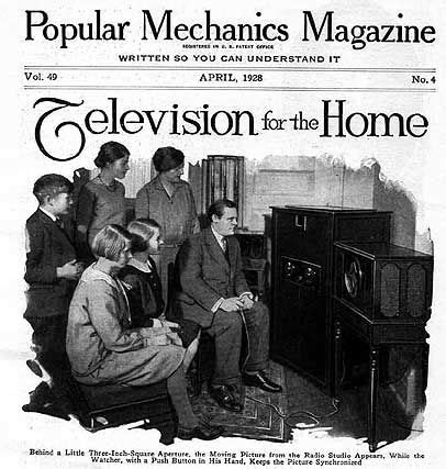 Television has been commercially available since the late 1920s. It's commonplace and used as a ...