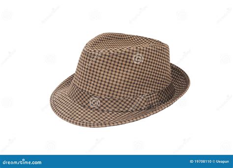 Brown fedora hat stock photo. Image of fashion, retro - 19708110