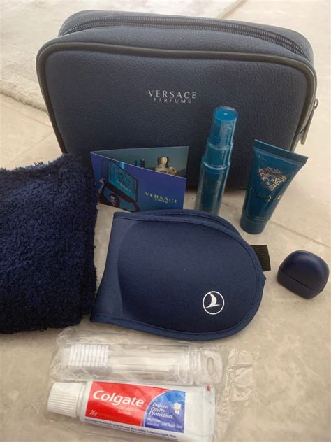 New Turkish Airlines Amenity kit ( Male ) Versace, Men's Fashion, Bags, Belt bags, Clutches and ...