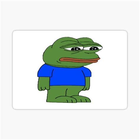 "Sad pepe meme" Sticker for Sale by Erik-sells | Redbubble