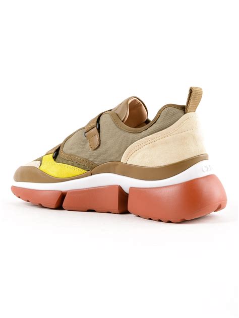 Chloé Leather Sneaker - Lyst