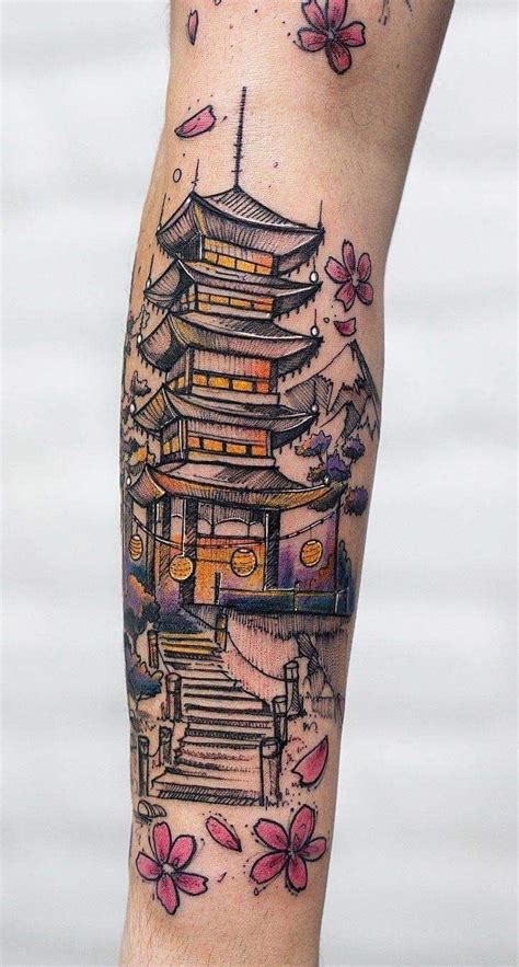 Pin on Tower, lantern | Japanese tattoo art, Japanese sleeve tattoos, Japanese tattoo designs