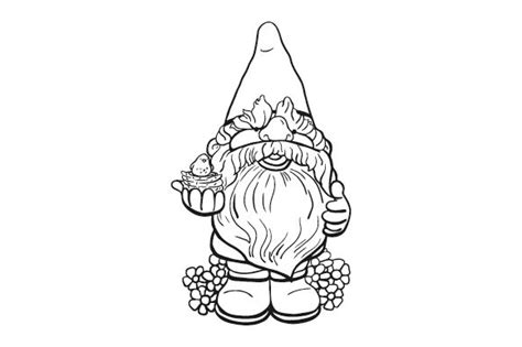 Gnome Outline Svg - 245+ SVG Design FIle