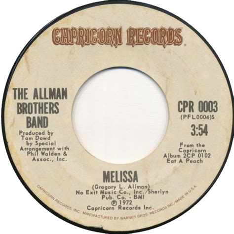 Allman Brothers – Melissa – PowerPop… An Eclectic Collection of Pop Culture