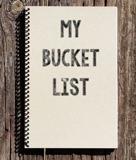 My Bucket List - Bucket List Notebook - Bucket List Journal ...