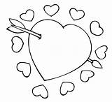 Free Printable Heart Coloring Pages For Kids sketch template