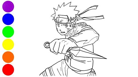 gambar mewarnai naruto Terkeren Untuk Anak SD, TK, PAUD | gambarcoloring