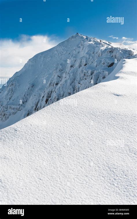 Summit of mount snowdon hi-res stock photography and images - Alamy