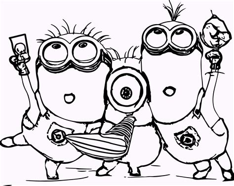 11 Cute Minions Coloring Pages - Coloring Pages