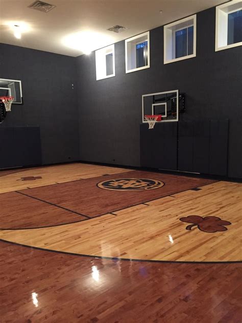 Wood Athletic Flooring- Indoor Home Gym- Sport Court Midwest | Home ...