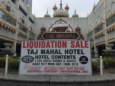 Trump Taj Mahal Liquidation Sale Underway, Casino Relics Up for Grabs