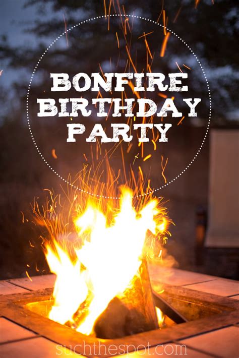 Bonfire Birthday Party Ideas for Food, Decorations and Fun