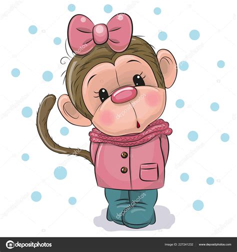 Cartoon Baby Girl Monkey Images