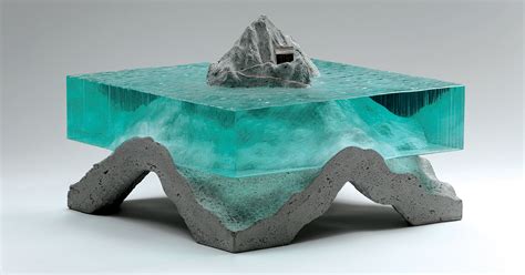 Former Boat Builder Combines Glass And Concrete Into Wonderful Sculptures