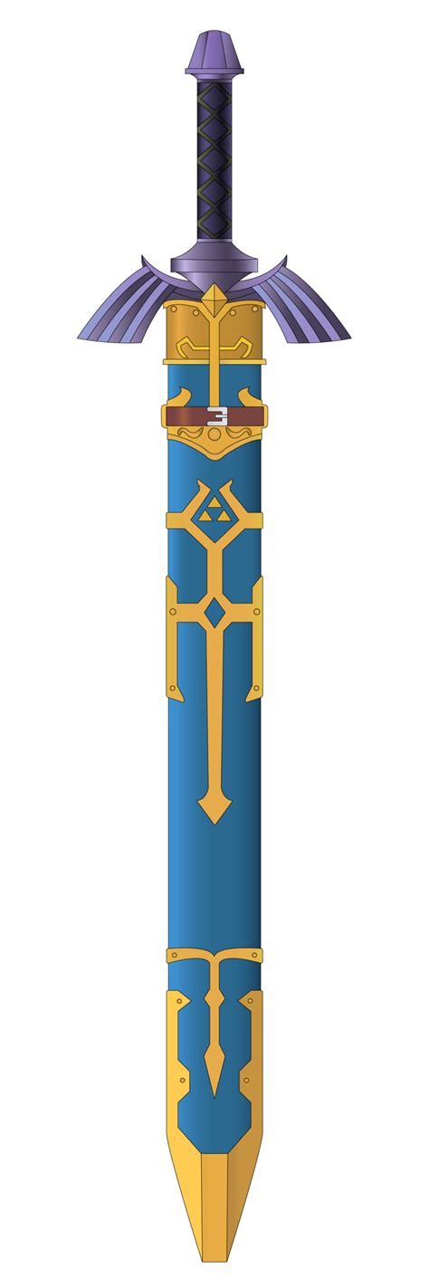 Master Sword The Legend of Zelda: Breath of the Wild Scabbard Link - Sword png download - 900* ...